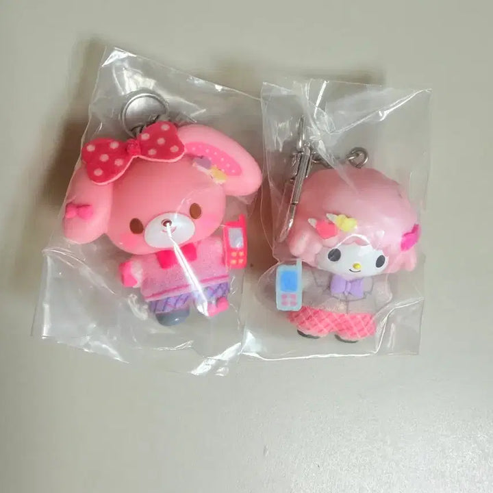 [BUNJANG] Sanrio Chibitomo School Uniform Series Piano + Bonbon Ribbon Keyring Set (Sealed) / [미개봉 세트] 산리오 치비토모 교복 피아노+봉봉리본 키링 세트
