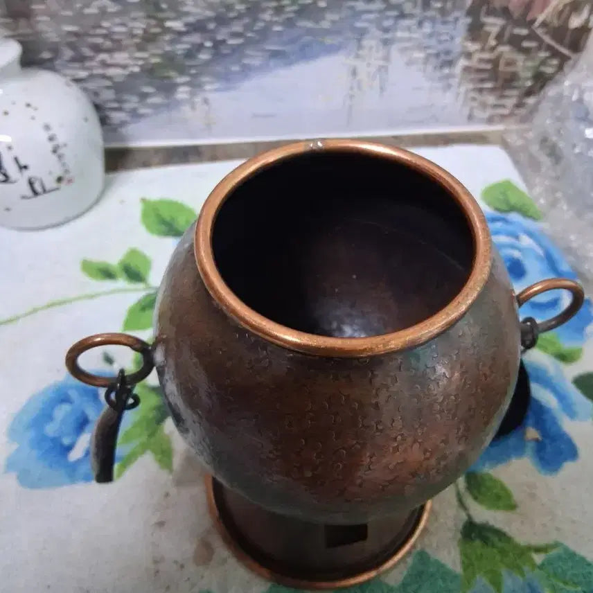 [BUNJANG] Antique Brass Brush Holder Vase / 문방사우