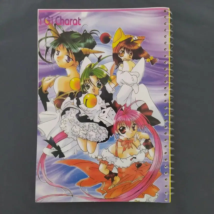 [BUNJANG] Digi-Charat Spring Notebook - Vintage Stationery / 디지캐럿 스프링 노트 /고전 문구 빈티지 달빛천사 웨딩피치 세일러문 레미