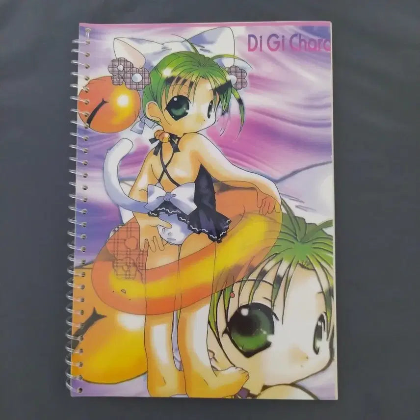 [BUNJANG] Digi-Charat Spring Notebook - Vintage Stationery / 디지캐럿 스프링 노트 /고전 문구 빈티지 달빛천사 웨딩피치 세일러문 레미