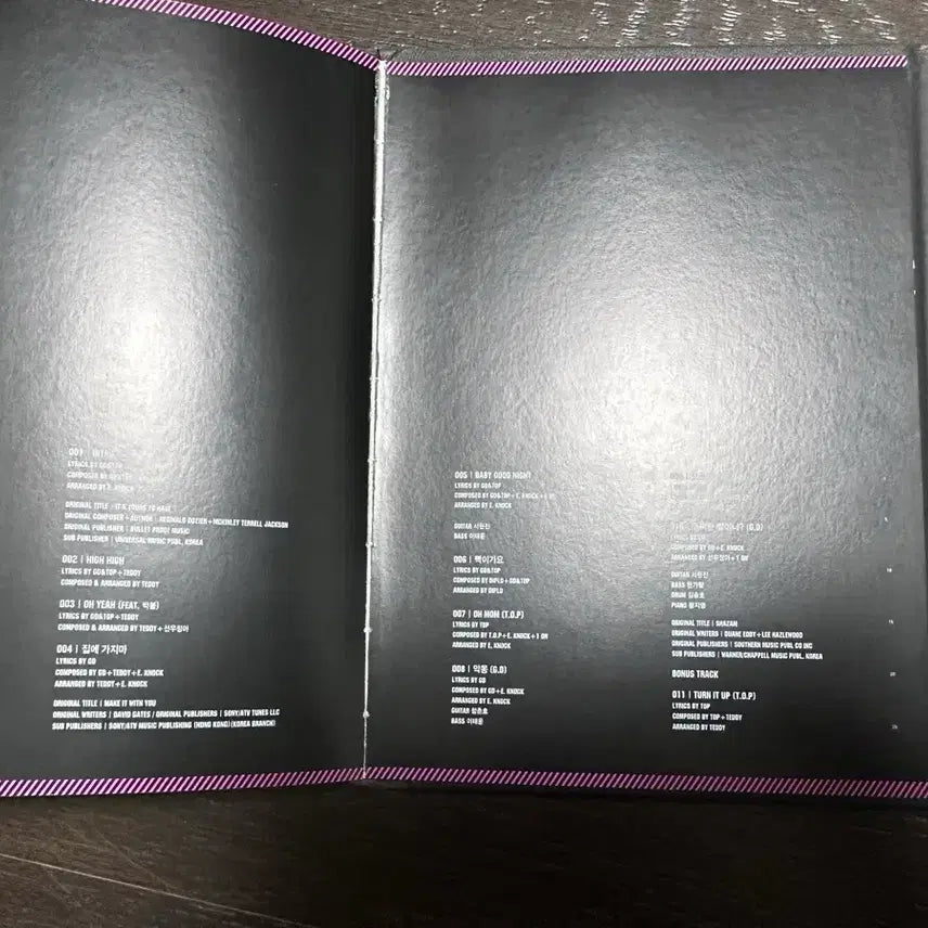 [BUNJANG] GD&amp;TOP 1st Album / 지디앤탑 GD&amp;TOP 1집 앨범