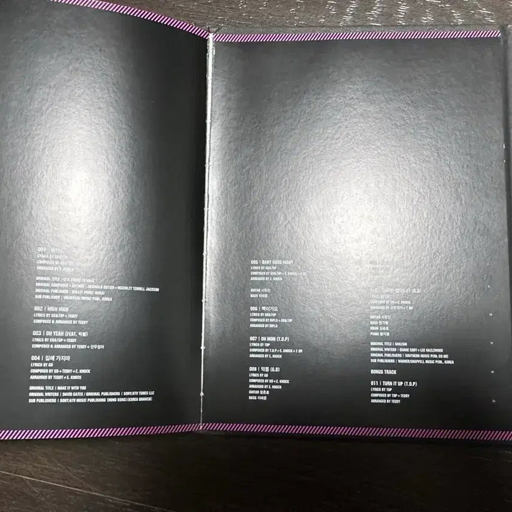 [BUNJANG] GD&amp;TOP 1st Album / 지디앤탑 GD&amp;TOP 1집 앨범