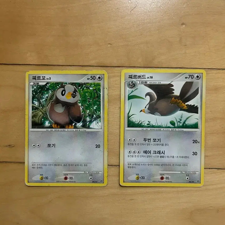 [BUNJANG] DP Pokémon Card Tailow/Swellow 2010 / DP 포켓몬 카드 찌르꼬/찌르버드 2010