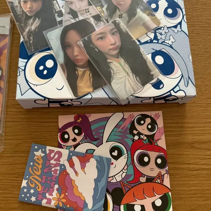 [BUNJANG] NewJeans x Powerpuff Girls Collaboration Keychain Set + Album / 파워퍼프걸 뉴진스 키링 세트+앨범 판매(최종가)