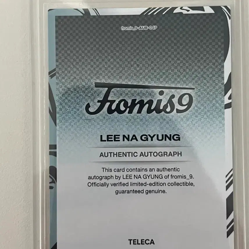 [BUNJANG] fromis_9 Nakyung Tera Card Limited Auto Photocard / 프로미스나인 테레카 이나경 33장 한정 오토