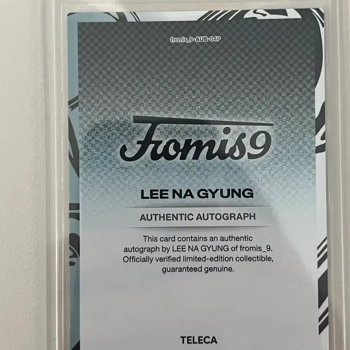 [BUNJANG] fromis_9 Nakyung Tera Card Limited Auto Photocard / 프로미스나인 테레카 이나경 33장 한정 오토