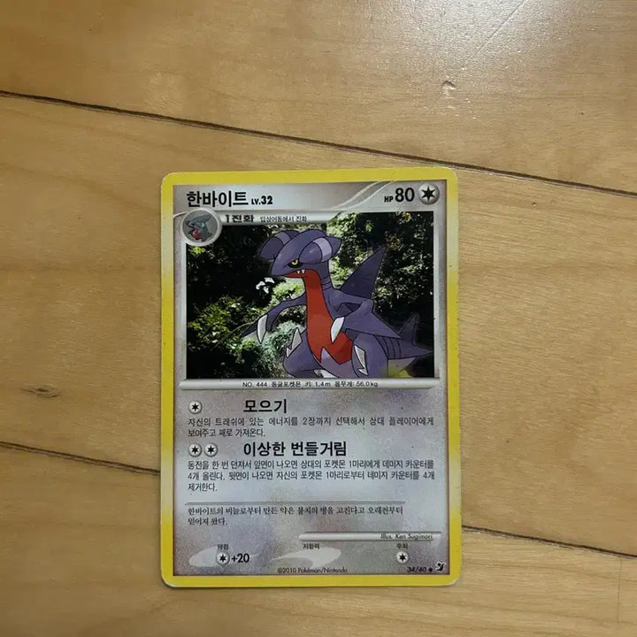 [BUNJANG] DP Pokemon Card Hanbyte 2010 / DP 포켓몬 카드 한바이트 2010