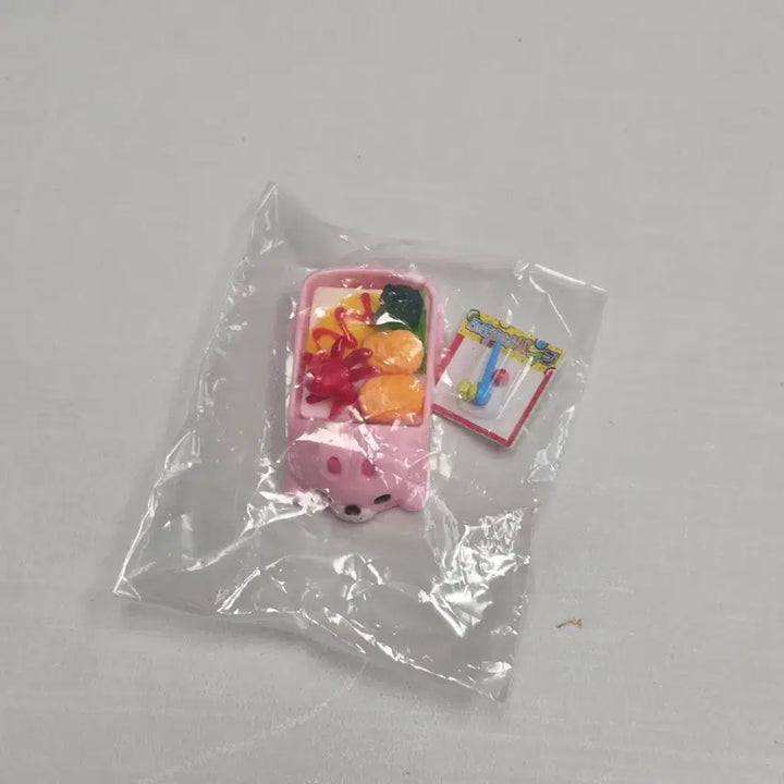[BUNJANG] Okosama Lunch Mascot Gacha Rabbit Pink Lunch Box Set / 오코사마 런치 마스코트 가챠 토끼 모양 핑크 도시락 세트