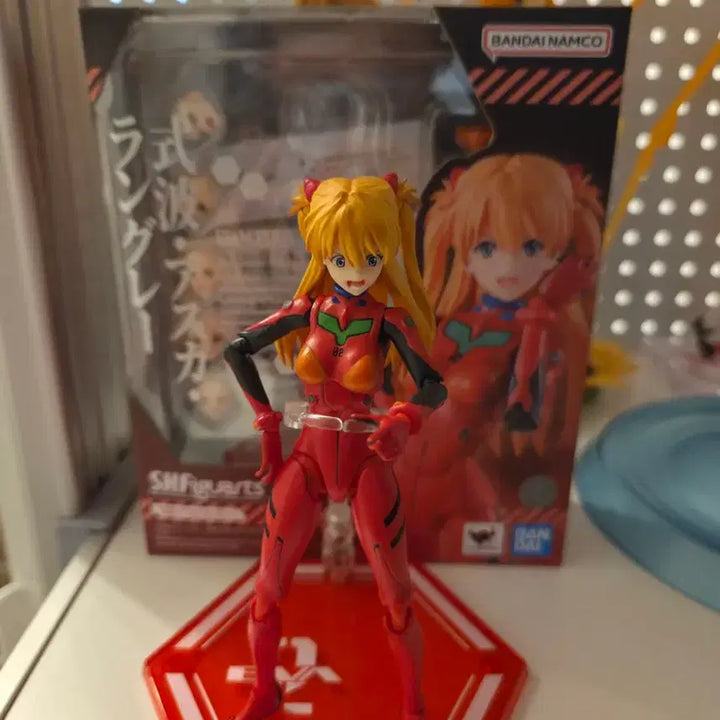 [BUNJANG] Bandai Evangelion Shikinami Asuka Langley SHF Action Figure / 반다이 에반게리온 시키나미 아스카 랑그레이 SHF 액션피규어
