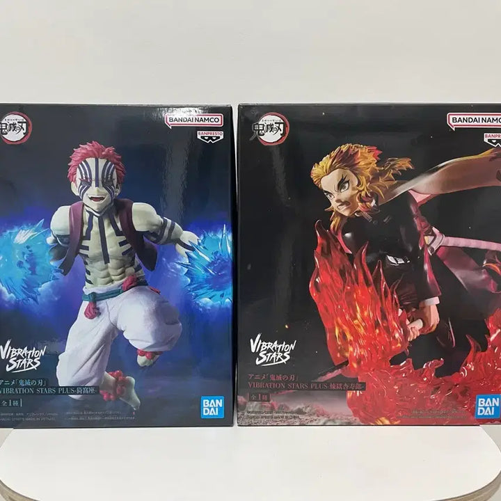 [BUNJANG] Bandai Demon Slayer: Kimetsu no Yaiba Vibration Stars Plus Akaza &amp; Rengoku Figures / [귀멸의 칼날] 아카자 및 렌고쿠