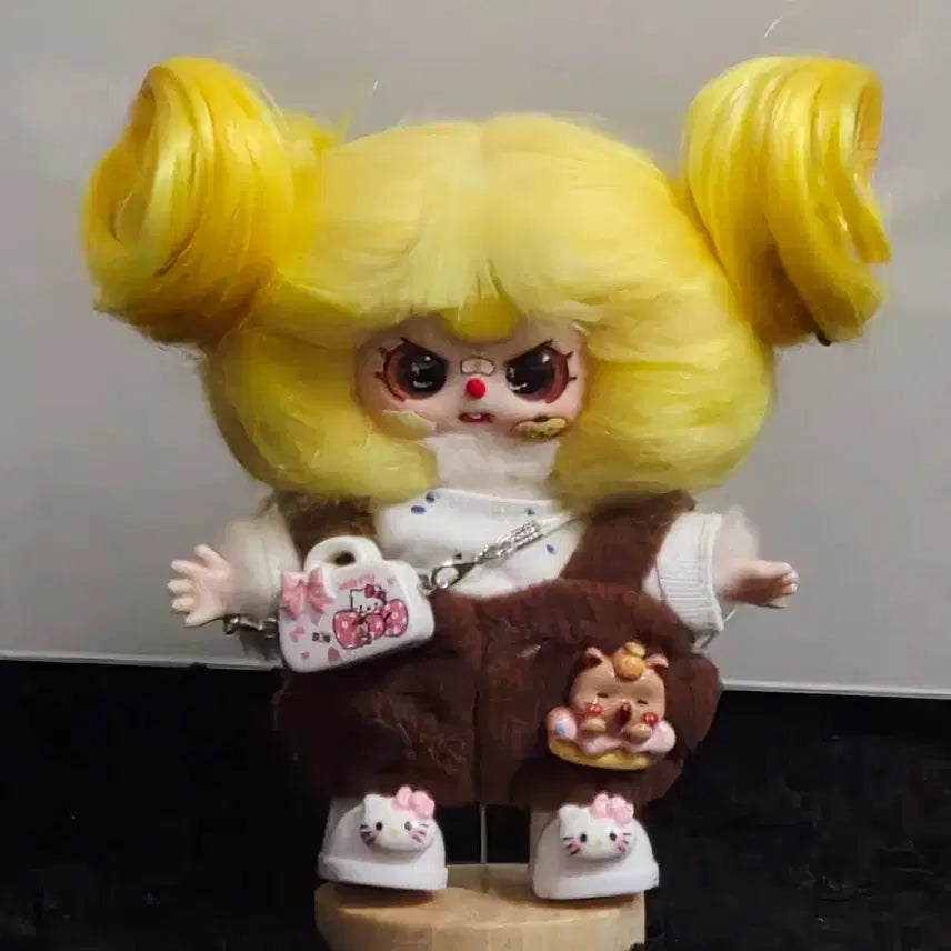 [BUNJANG] BabySleeby Plushie 50cm Wooden Stand / 베이비쓰리 봉제인형 50사이즈 나무 스탠드