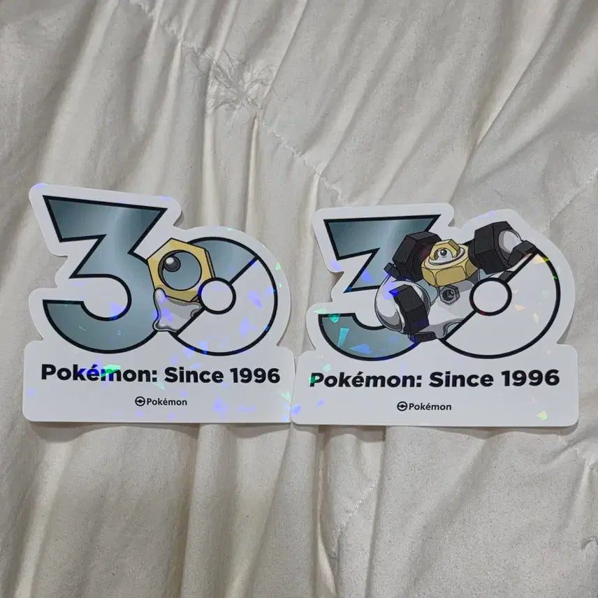 [BUNJANG] Meltan Melmetal Logo Sticker Pokemon 30th Anniversary Bundle Set / 멜탄 멜메탈 로고 스티커 포켓몬 30주년 일괄 세트