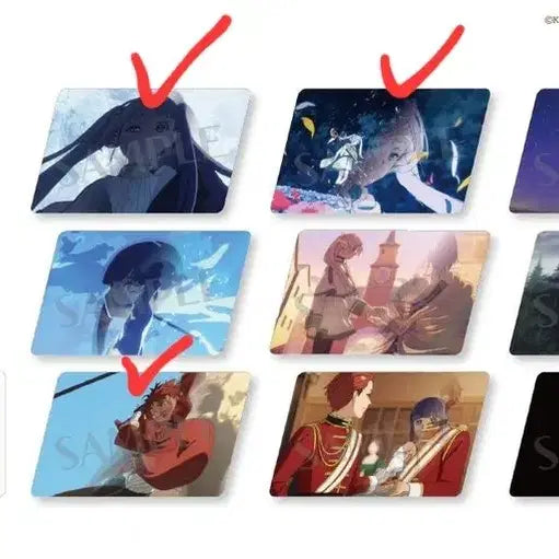 [BUNJANG] Sousou no Frieren Korean Exhibition Wafer Card Lenticular Card Bundle Set / 장송의 프리렌 웨하스카드 한국전시회 렌티큘러카드 일괄