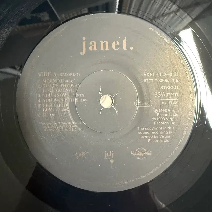 [BUNJANG] Janet Jackson Janet LP / [LP] 팝 R&amp;B Janet Jackson Janet