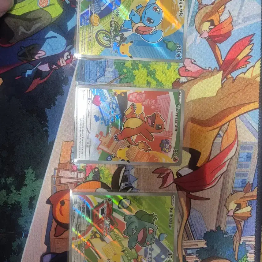 [BUNJANG] Pokemon Cards North American First Partner 1st Gen AR 3-Type Set / 포켓몬카드 북미판 퍼스트파트너즈 1세대 ar 3종