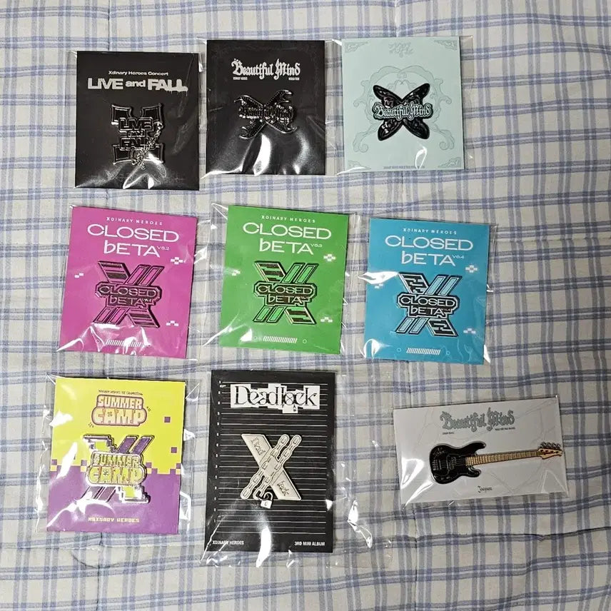 [BUNJANG] Xdinary Heroes Badge Bundle Set / 엑스디너리히어로즈 엑디즈 뱃지 일괄