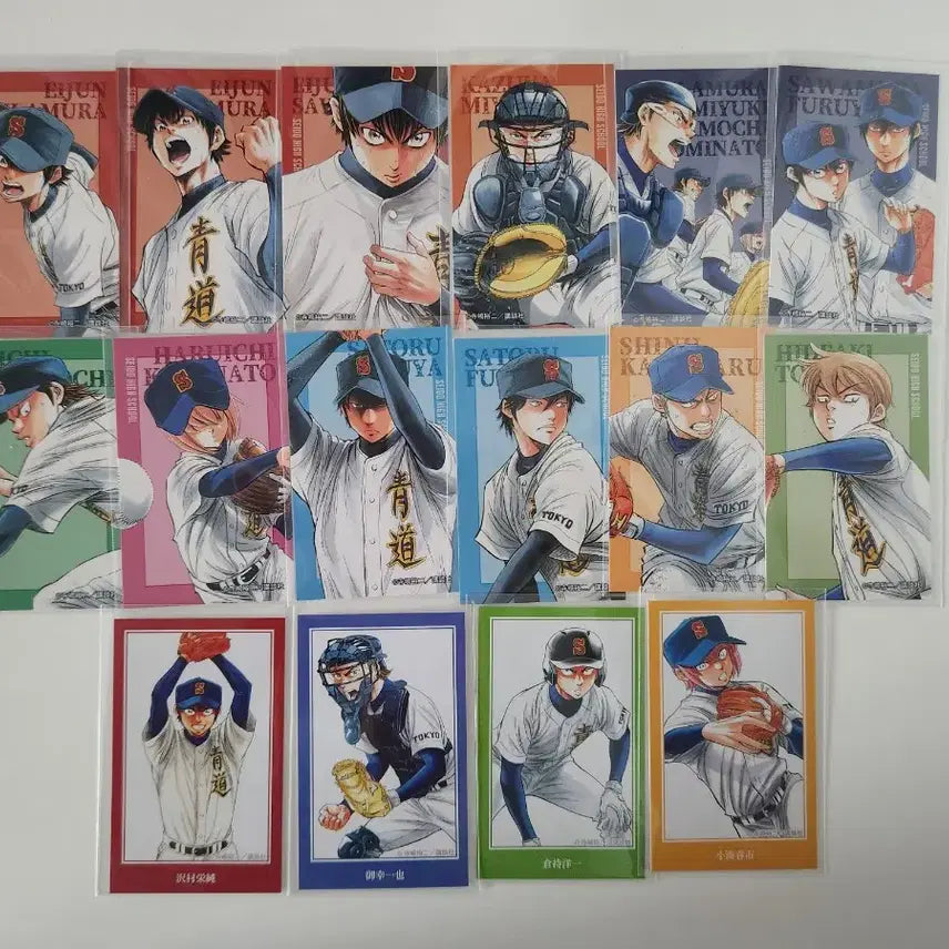 [BUNJANG] Daiya no A Ace Sawamura Miyuki Kuramochi Illustration Card Set / 다이에이 일러스트카드 세이도 다이아몬드에이스 사와무라 미유키 쿠라모치
