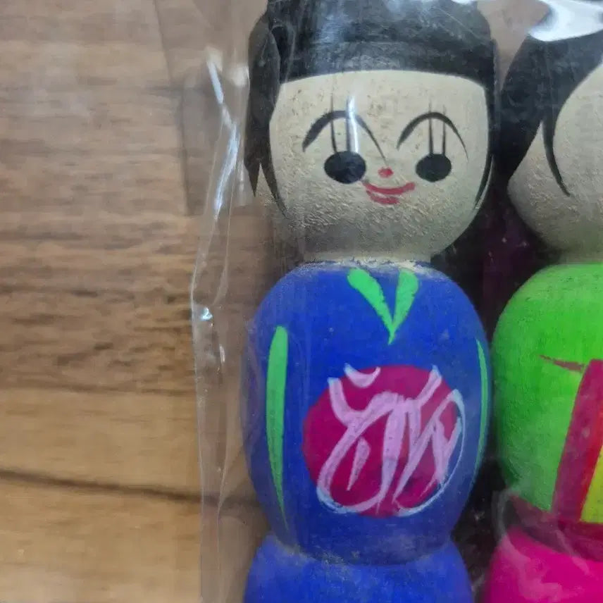 [BUNJANG] 1970-1980s Traditional Wooden Groom and Bride Couple Set / 1970-80년대 전통 나무 인형신랑신부  커플 세트