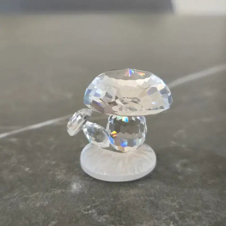 [BUNJANG] Swarovski Crystal Mushroom Figurine / Swarovski 스와로브스키 크리스탈 버섯 장식품