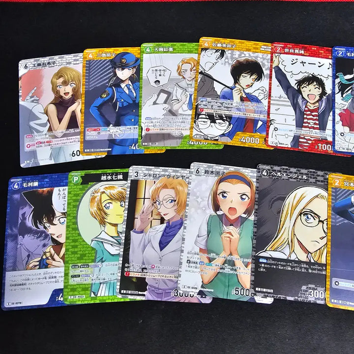 [BUNJANG] Conan TCG Female Character Card Bundle Set (16 Cards) / 코난TCG카드게임 여캐 카드 16장 일괄