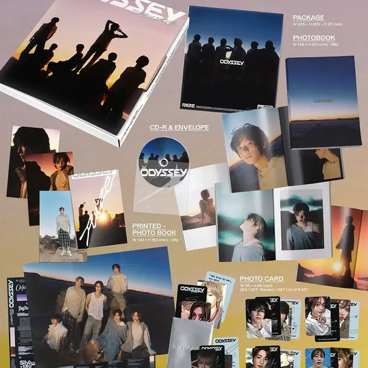 [BUNJANG] RIIZE Odyssey Package Earth Ver. Sealed Album / 라이즈 오디세이 패키지 미개봉 앨범