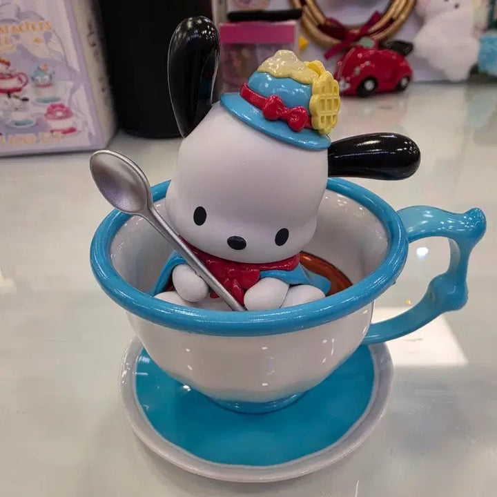 [BUNJANG] Toptoy Sanrio Pochacco Teacup Figure Set / [탑토이] 산리오 포차코 찻잔 피규어 세트