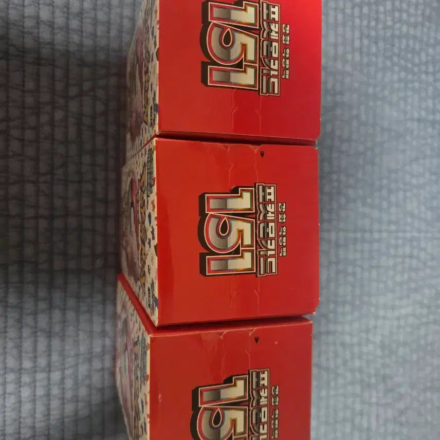 [BUNJANG] Pokemon Card 151 Sealed Box (3 Units) / 포켓몬 카드 151 미개봉 3박스