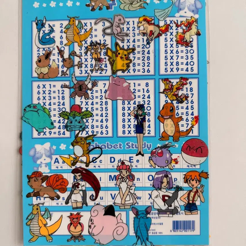 [BUNJANG] Vintage Shani Pokemon Stickers Bundle Set (1999-2001) / [고전]샤니 포켓몬 띠부씰 구버전 1999-2001년 일괄