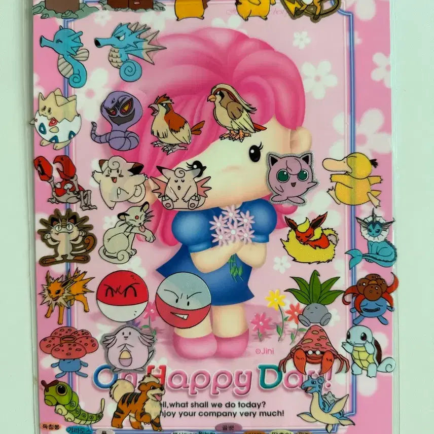 [BUNJANG] Vintage Shani Pokemon Stickers Bundle Set (1999-2001) / [고전]샤니 포켓몬 띠부씰 구버전 1999-2001년 일괄