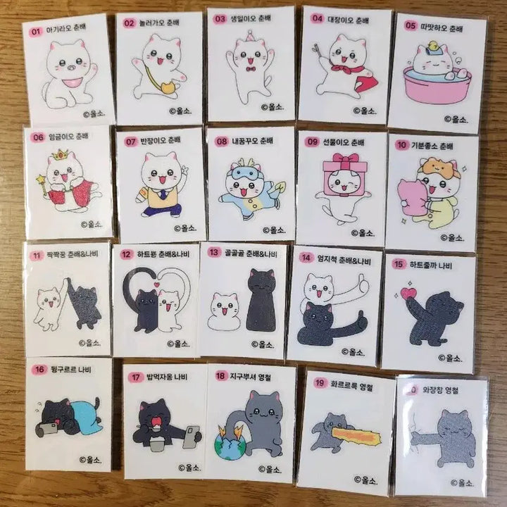 [BUNJANG] Full Set Sticker Collection (띠부씰) / 띠부씰 전종 판매 춘배 너구리 망곰 두산 먼작귀 치이카와 보름 앙꼬