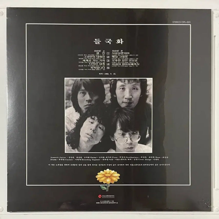 [BUNJANG] Dullkukhwa LP / 들국화 LP