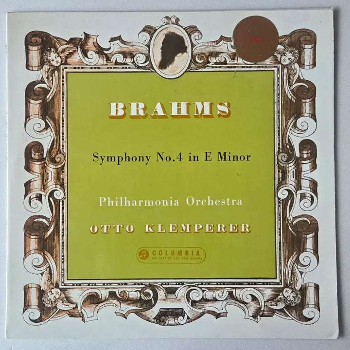 [BUNJANG] Otto Klemperer Brahms Symphony No. 4 LP (Columbia SAX First Pressing) / 오토 클렘페러 - 브람스 교향곡 4번 LP ( 콜롬비아 SAX 초반)
