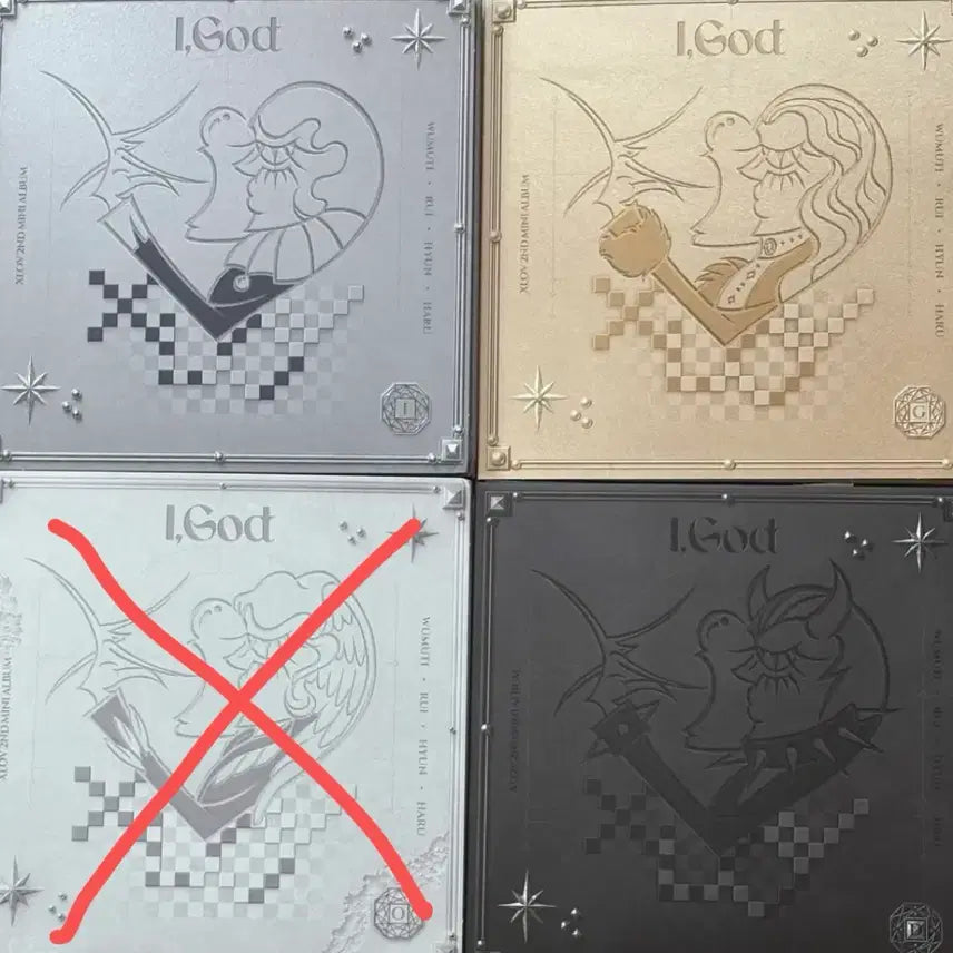 [BUNJANG] XLOV I,GOD Album Set (Sealed) / XLOV 엑스러브 I,GOD 미개봉 앨범 3장 1세트