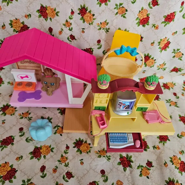 [BUNJANG] Vintage Barbie Doll Accessories Set with Dog / 빈티지 바비인형 소품세트/바비강아지