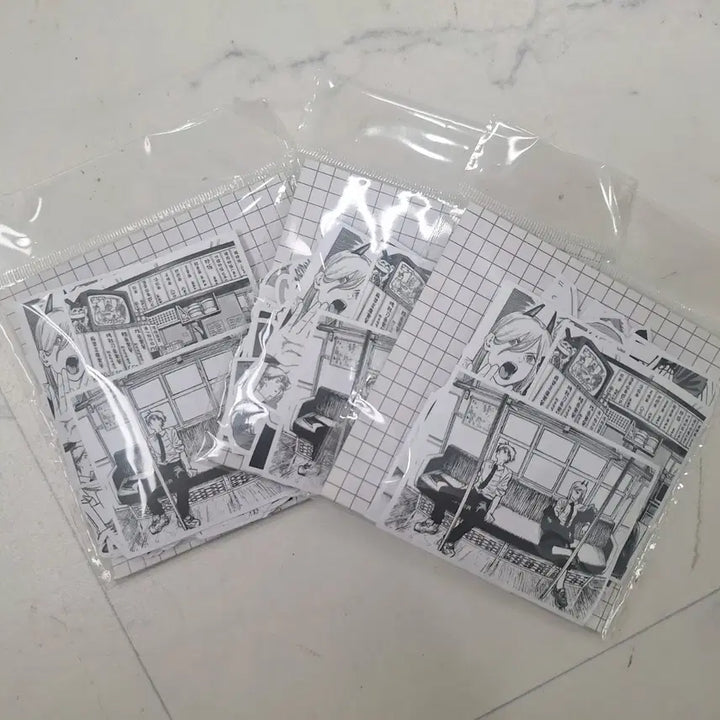 [BUNJANG] Chainsaw Man Monochrome Sticker Pack (65 Pieces) / 체인소맨 흑백 스티커팩 65p 비공굿