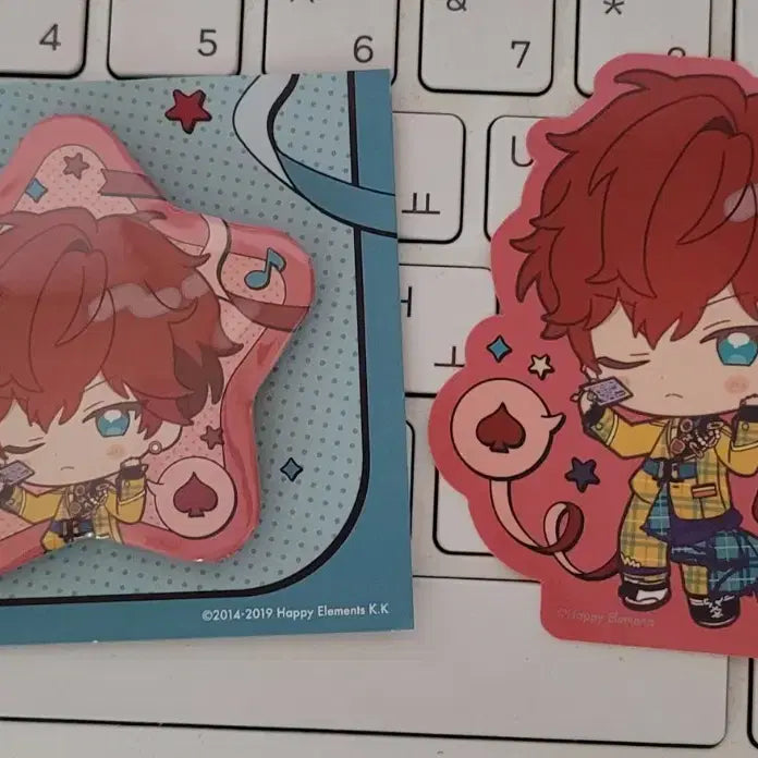 [BUNJANG] Ensemble Stars! Alkaloid Hiroshi Kanzaki Thank You Festival Can Badge &amp; Sticker Bundle Set / 앙상블스타즈 앙스타 알칼로이드 감사제 히이로 캔뱃지+스티커 일괄