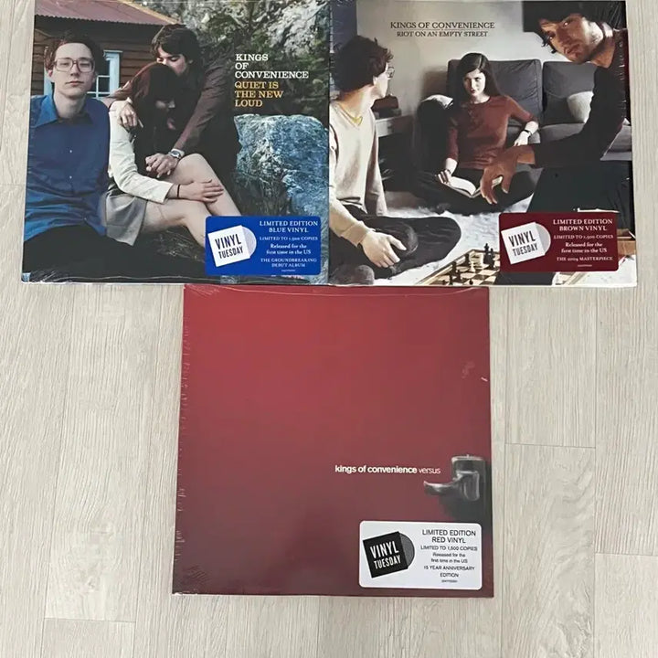 [BUNJANG] Kings of Convenience 1500 Set Limited Edition Color LP Bundle Set / 킹스 오브 컨비니언스 1500장 컬러한정판 LP 일괄판매