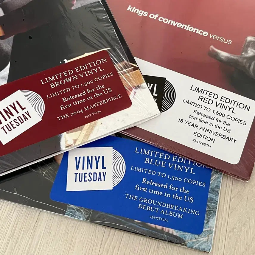 [BUNJANG] Kings of Convenience 1500 Set Limited Edition Color LP Bundle Set / 킹스 오브 컨비니언스 1500장 컬러한정판 LP 일괄판매