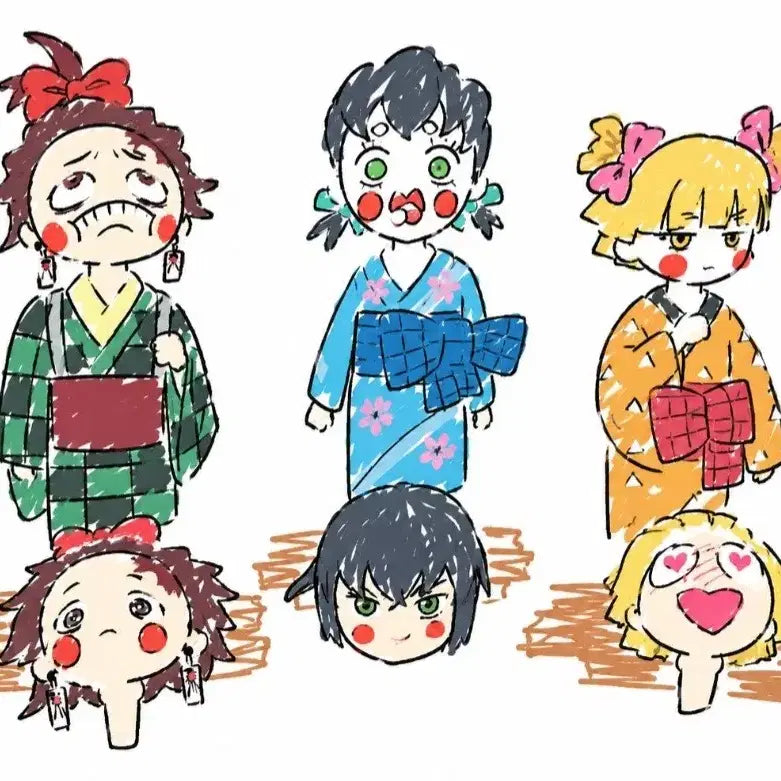 [BUNJANG] Demon Slayer: Kimetsu no Yaiba Entertainment District Arc Zenko, Inoko, Sumiko Figure Set / 귀멸의 칼날 유곽편 [젠이츠, 이노스케, 탄지로] 피규어
