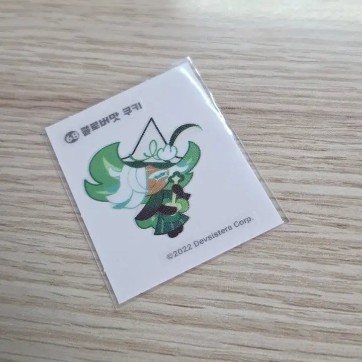 [BUNJANG] Cookierun Clover Cookie Sticker / 쿠키런 띠부씰 클로버맛 쿠키