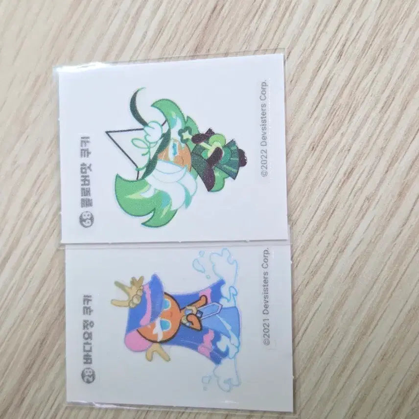 [BUNJANG] Cookierun Rare Seal Set (2 Types) / 쿠키런 희귀씰 2종
