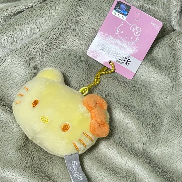 [BUNJANG] Hello Kitty Monotone Face Doll Keyring / 택0,새상품) 헬로키티 모노톤 페이스 인형 키링