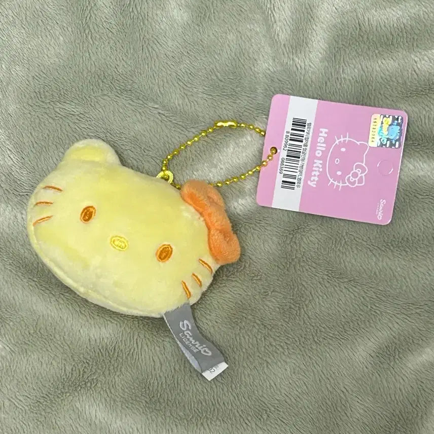 [BUNJANG] Hello Kitty Monotone Face Doll Keyring / 택0,새상품) 헬로키티 모노톤 페이스 인형 키링