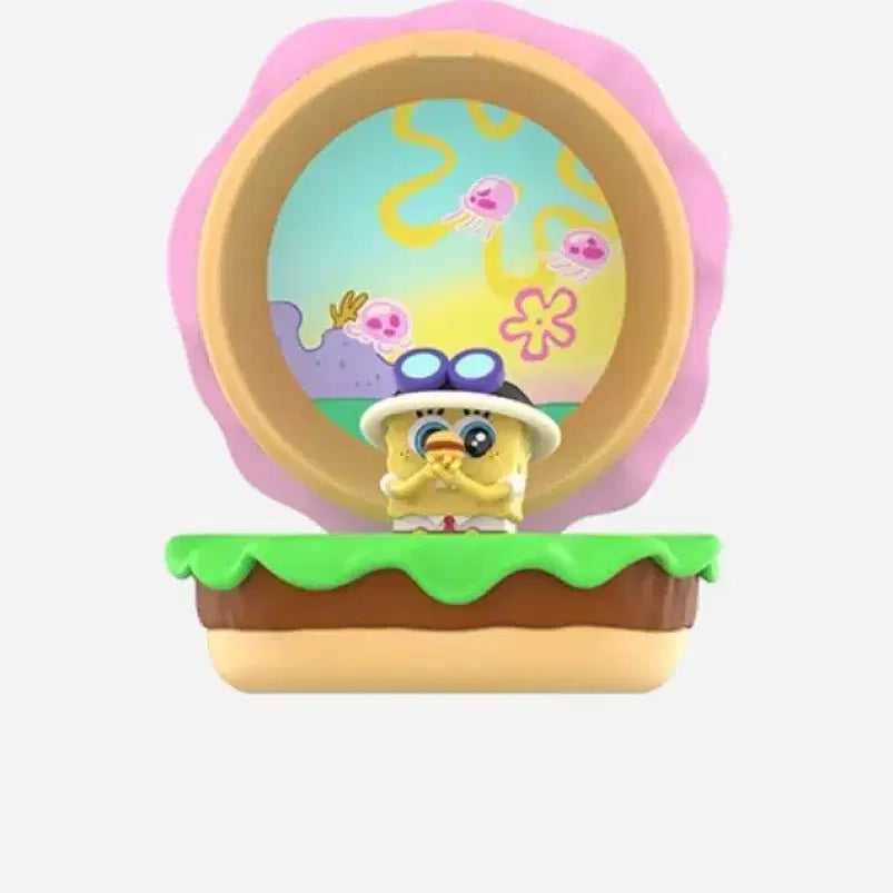 [BUNJANG] Pop Mart SpongeBob Krabby Patty Jelly &amp; Mr. Krabs Bundle Set / 팝마트 스폰지밥 게살버거 젤리+집게사장 일괄