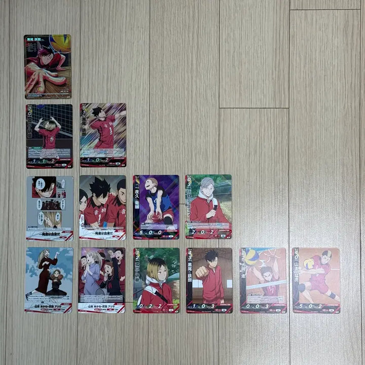 [BUNJANG] Haikyuu!! Karasuno High Nekoma Break Vol. 3 Card Bundle / (가격 인하)하이큐 바보카 break 3탄 네코마 일괄