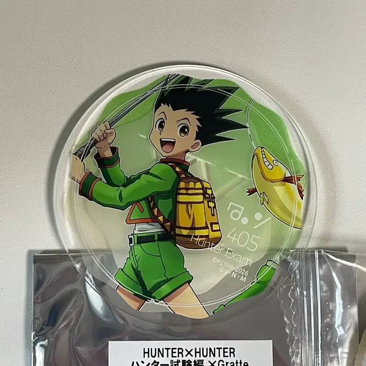 [BUNJANG] Hunter x Hunter Gratte Cookie &amp; Coaster Bundle Set - Killua, Gon / 헌터x헌터 그라떼 ( 쿠키 , 코스터 일괄 판매 ) - 키르아, 곤