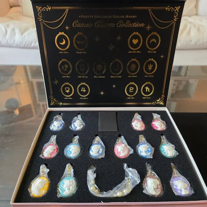 [BUNJANG] Sailor Moon Cameo Charm Full Set (14 Pieces) / 세일러문 카메오 참 전체 세트