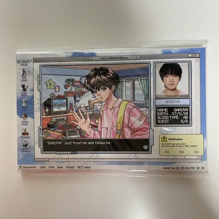 [BUNJANG] NCT WISH Sakuya Login Photocard Set / 엔시티위시 로그인 포토세트 사쿠야 양도