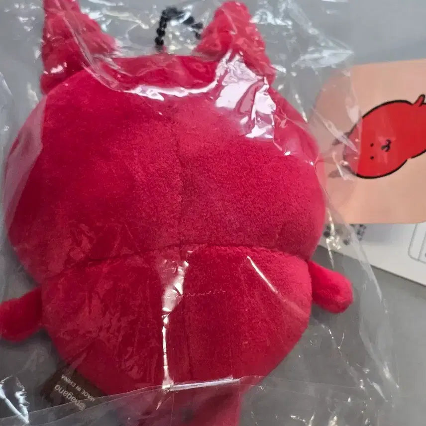 [BUNJANG] Nongdamgom Plush Red Devil Nongdamgom Mascot / 농담곰팝업 쵸로기 농담곰 빨간 농담곰 악마 농담곰