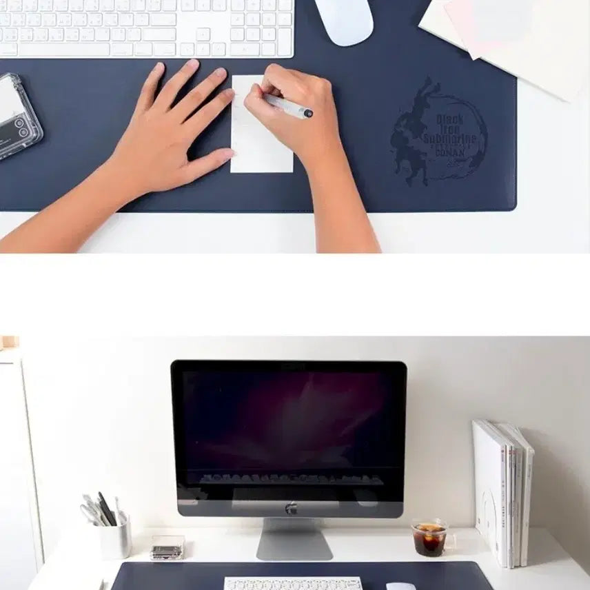 [BUNJANG] Detective Conan: Black Iron Submarine Movie Mark Desk Mat / 명탐정코난 흑철의 어영 무비마크 데스크 매트